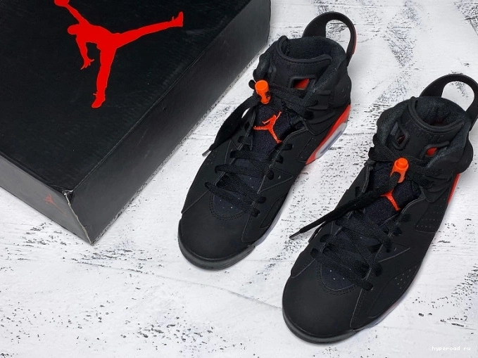 6 Retro Infrared Air 384664-060 Jordan OG Black 0715